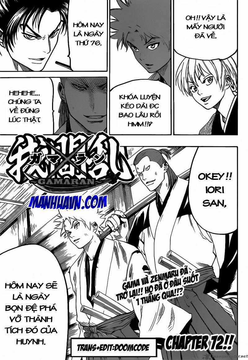 Gamaran Chapter 72 trang 1