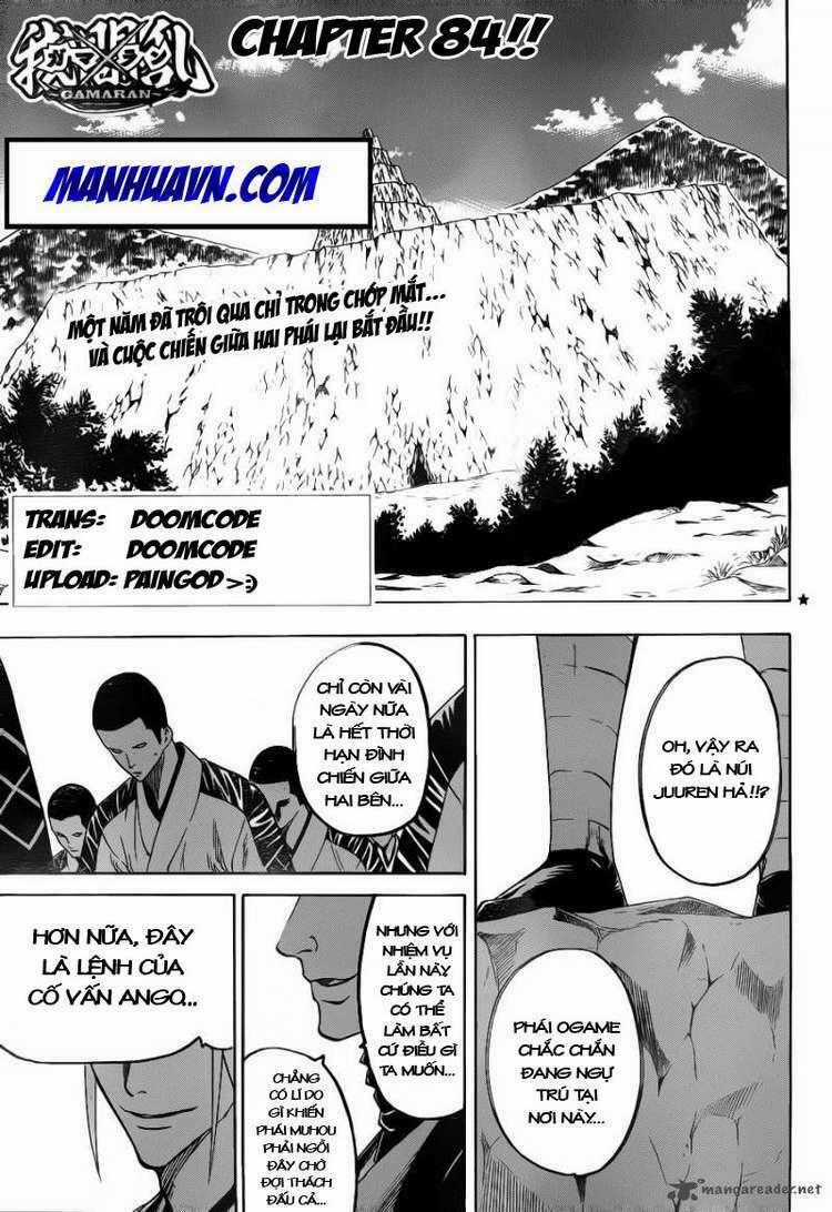 Gamaran Chapter 84 trang 0