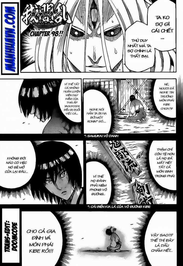 Gamaran Chapter 98 trang 1