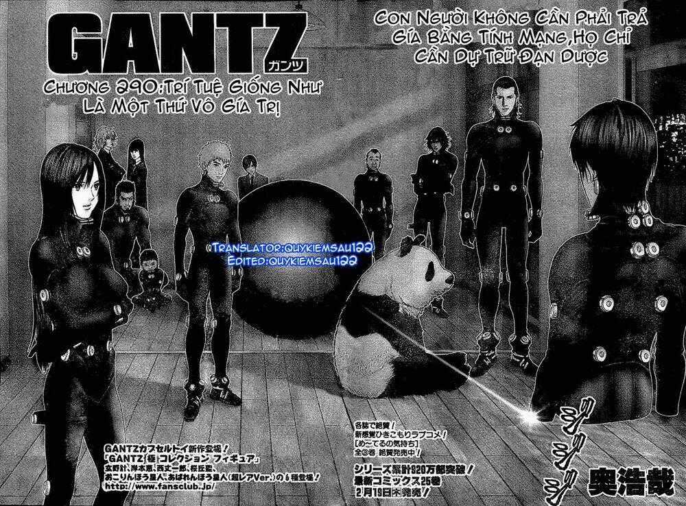 Gantz Chapter 290 trang 1