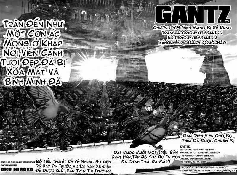 Gantz Chapter 319 trang 1