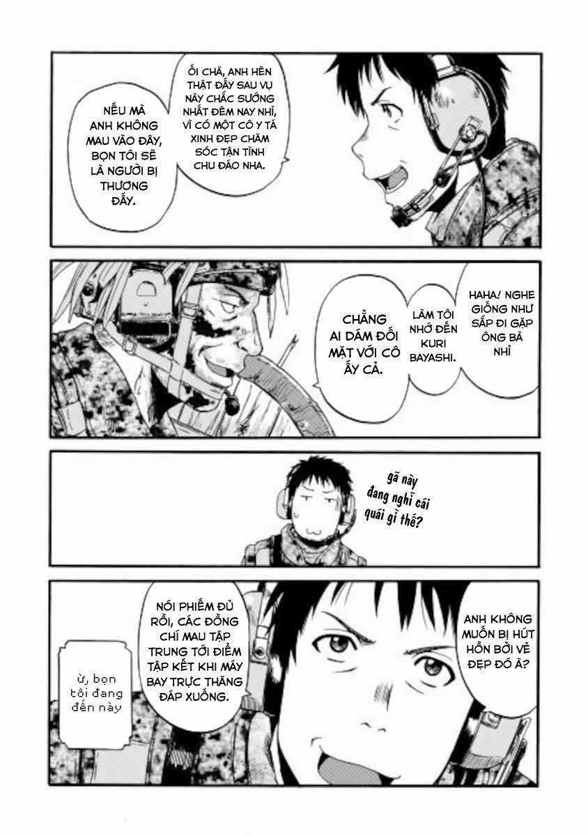 Gate - Jietai Kare No Chi Nite, Kaku Tatakeri Chapter 101.1 trang 11