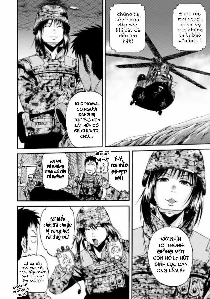 Gate - Jietai Kare No Chi Nite, Kaku Tatakeri Chapter 101.1 trang 12