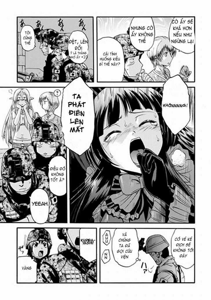 Gate - Jietai Kare No Chi Nite, Kaku Tatakeri Chapter 11 trang 14