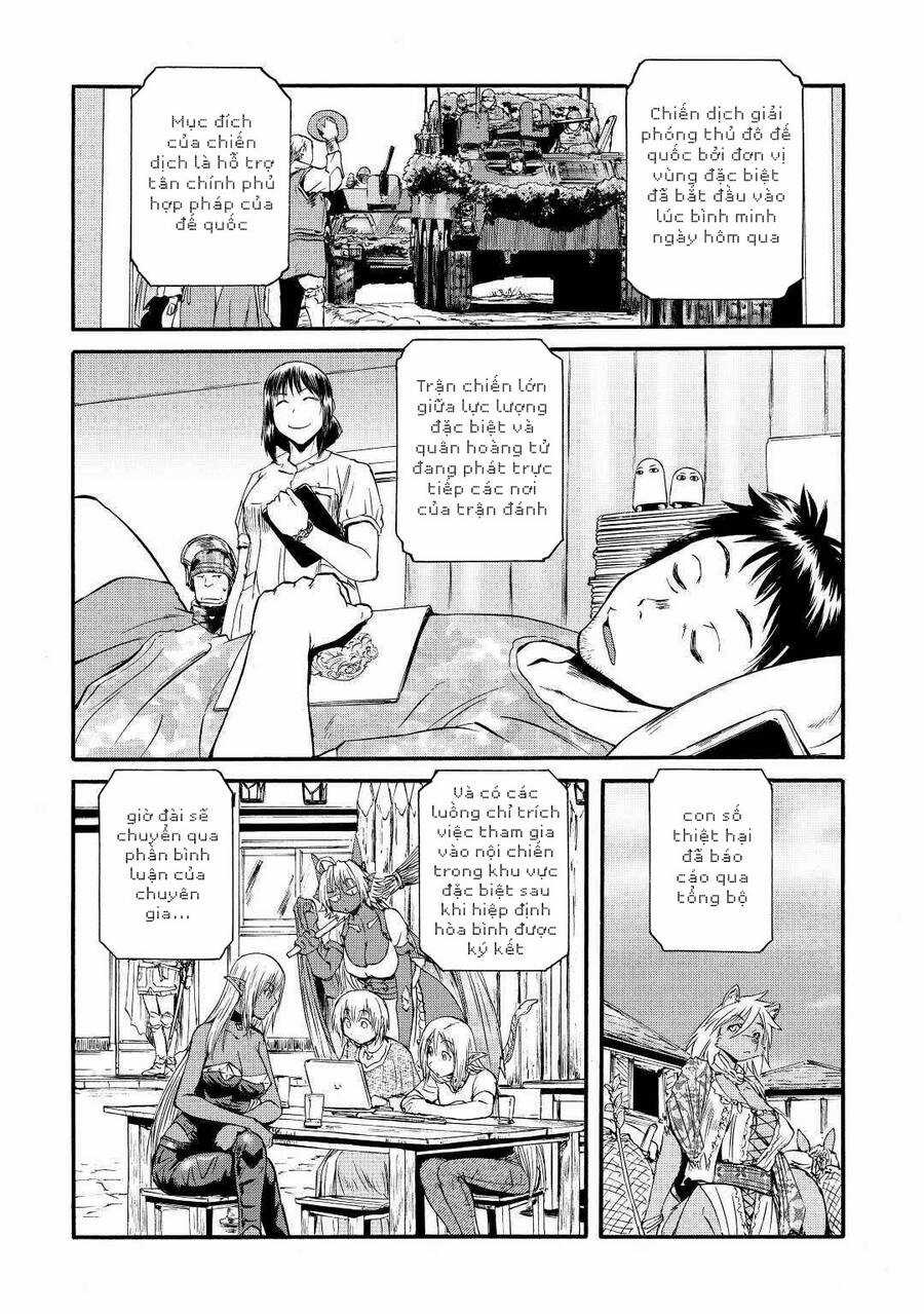 Gate - Jietai Kare No Chi Nite, Kaku Tatakeri Chapter 116 trang 13