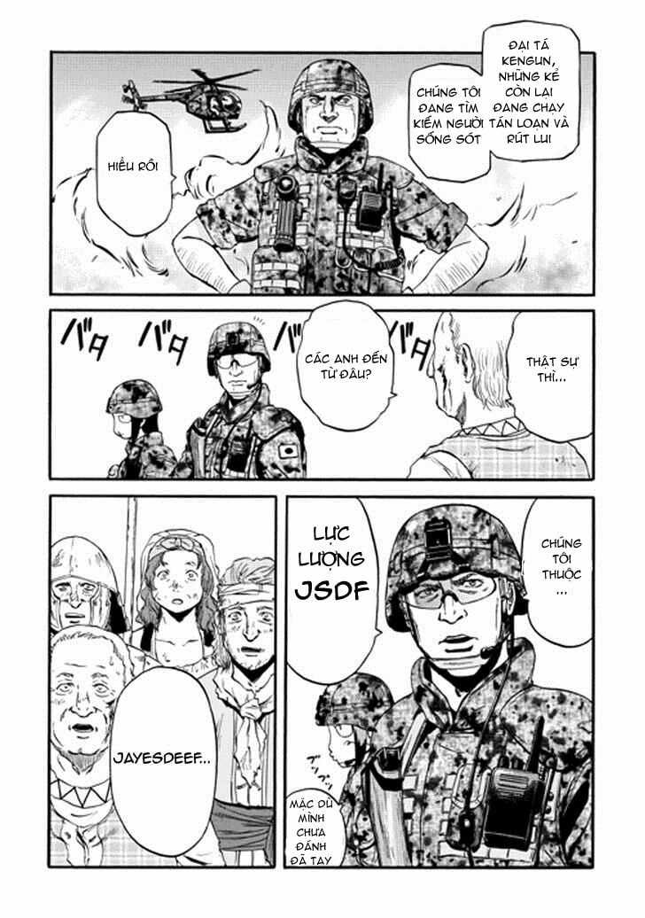 Gate - Jietai Kare No Chi Nite, Kaku Tatakeri Chapter 12 trang 34