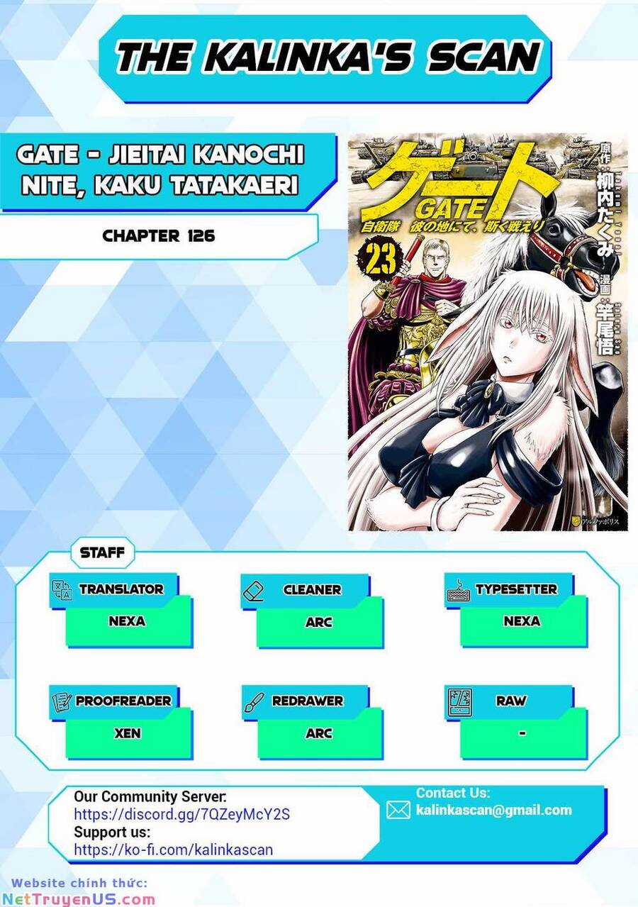 Gate - Jietai Kare No Chi Nite, Kaku Tatakeri Chapter 126 trang 3