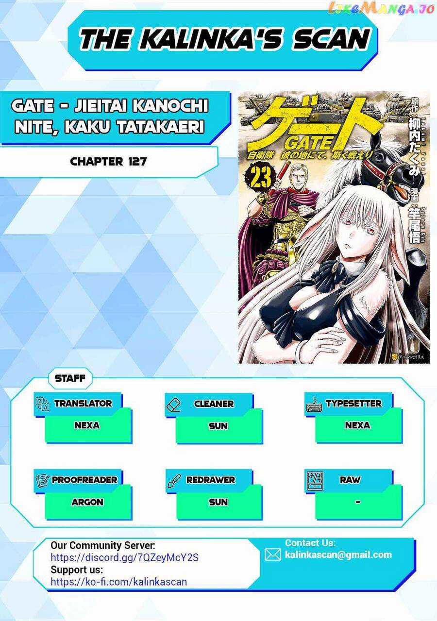 Gate - Jietai Kare No Chi Nite, Kaku Tatakeri Chapter 127 trang 3