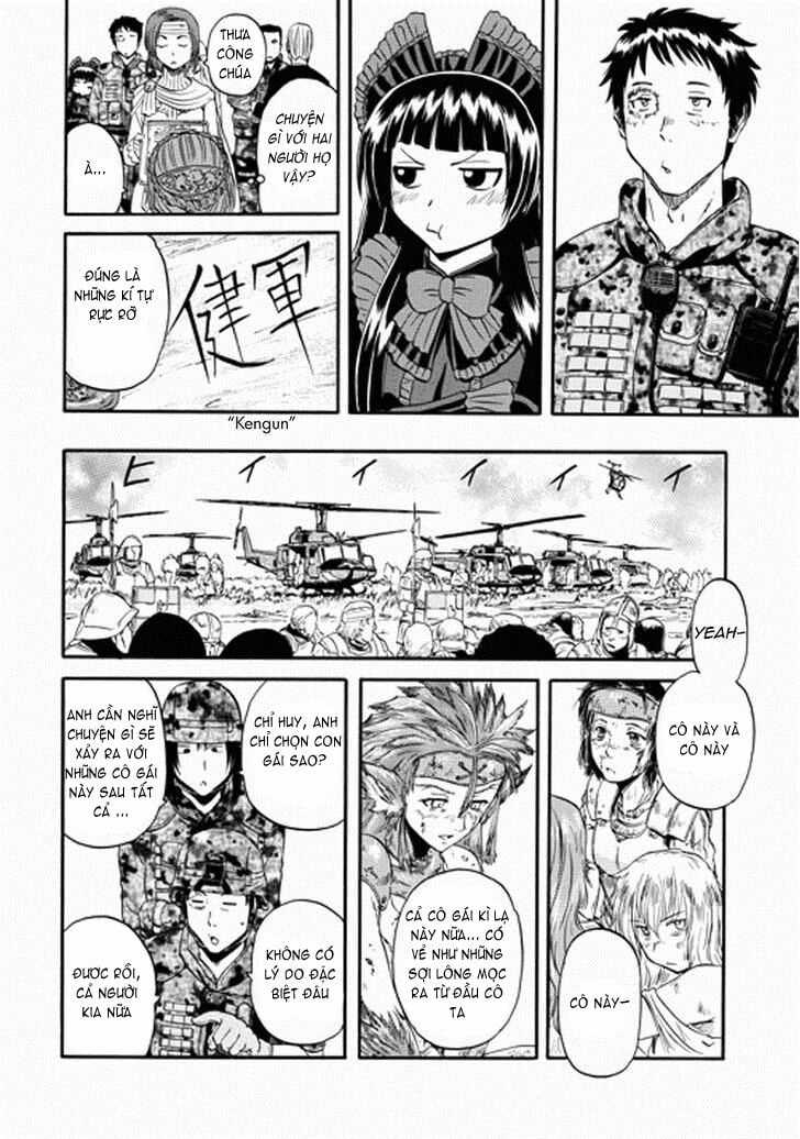 Gate - Jietai Kare No Chi Nite, Kaku Tatakeri Chapter 13 trang 9