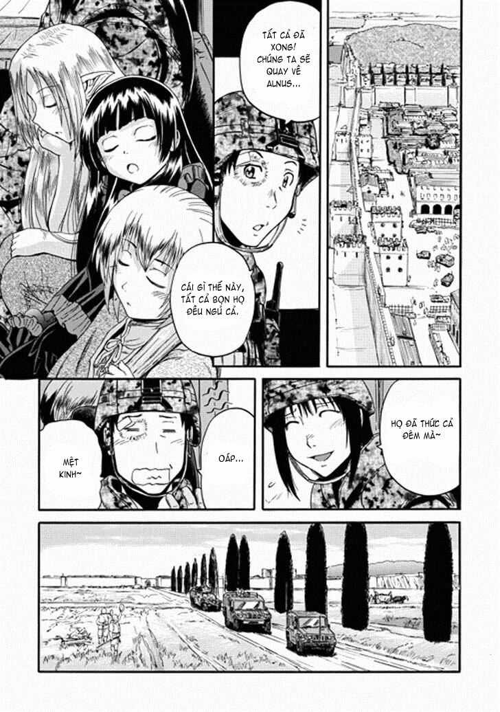 Gate - Jietai Kare No Chi Nite, Kaku Tatakeri Chapter 13 trang 12