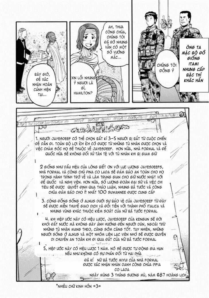 Gate - Jietai Kare No Chi Nite, Kaku Tatakeri Chapter 13 trang 7