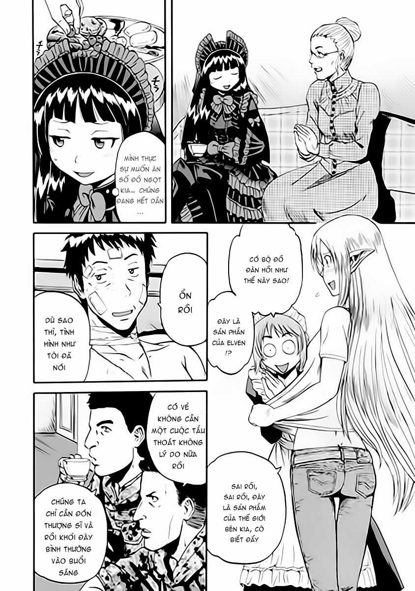 Gate - Jietai Kare No Chi Nite, Kaku Tatakeri Chapter 14 trang 22