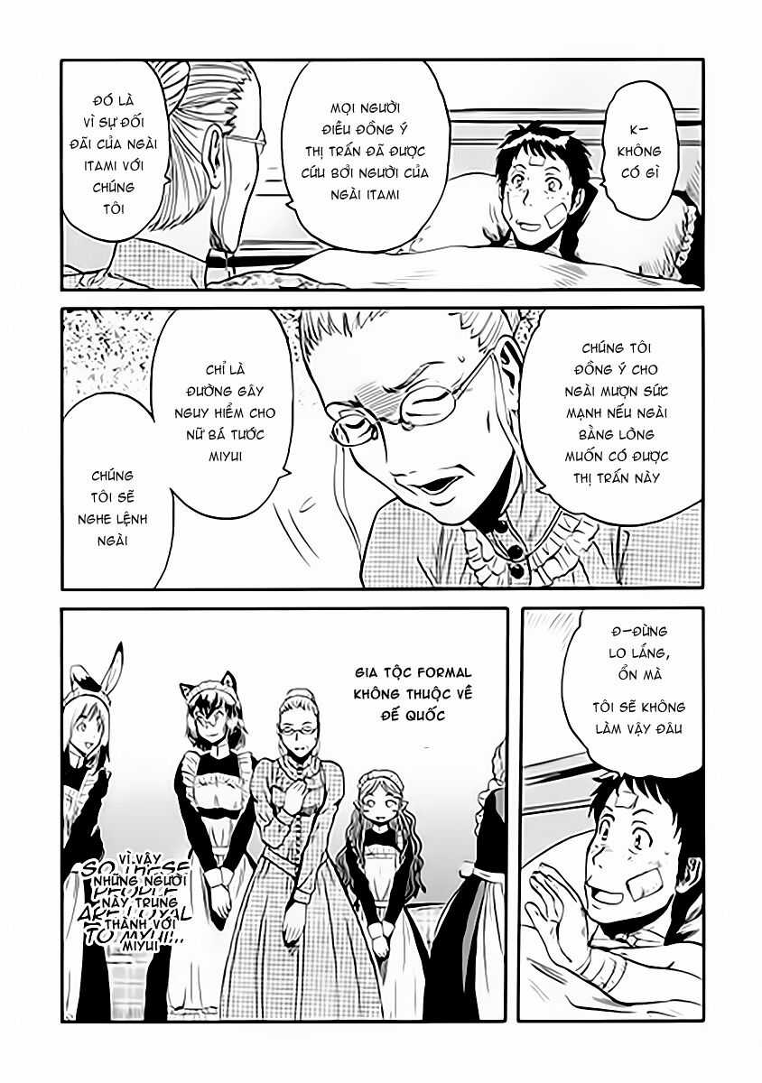 Gate - Jietai Kare No Chi Nite, Kaku Tatakeri Chapter 14 trang 8