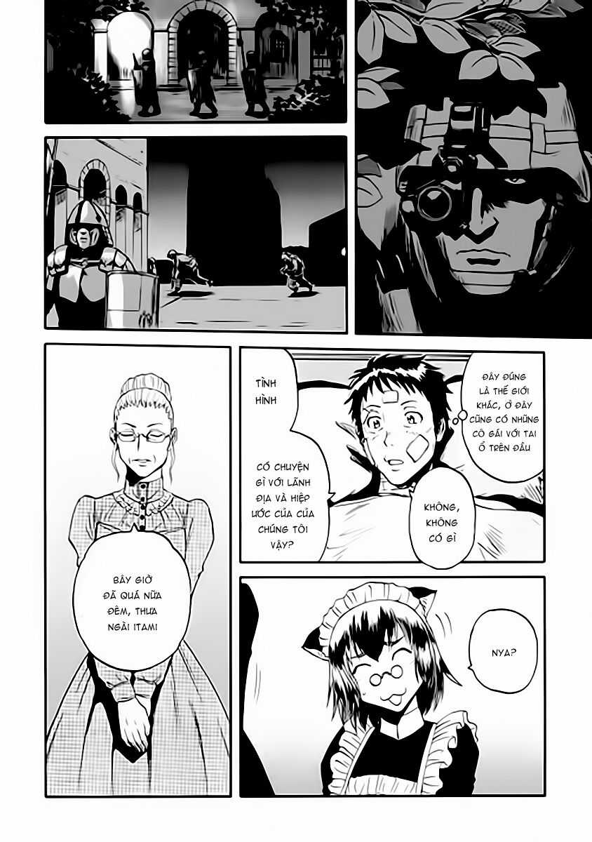 Gate - Jietai Kare No Chi Nite, Kaku Tatakeri Chapter 14 trang 6