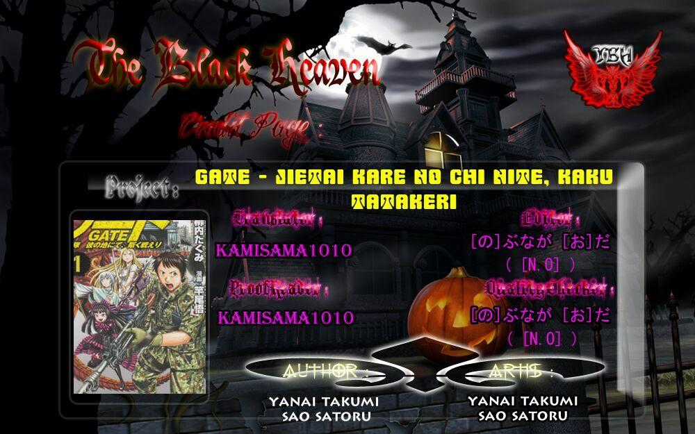 Gate - Jietai Kare No Chi Nite, Kaku Tatakeri Chapter 20 trang 27