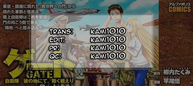 Gate - Jietai Kare No Chi Nite, Kaku Tatakeri Chapter 23 trang 28