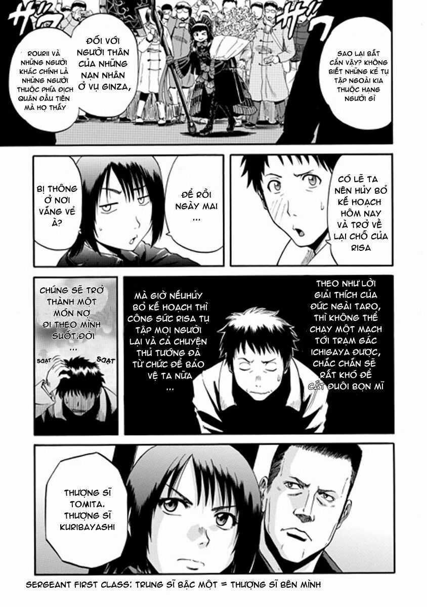 Gate - Jietai Kare No Chi Nite, Kaku Tatakeri Chapter 24 trang 10