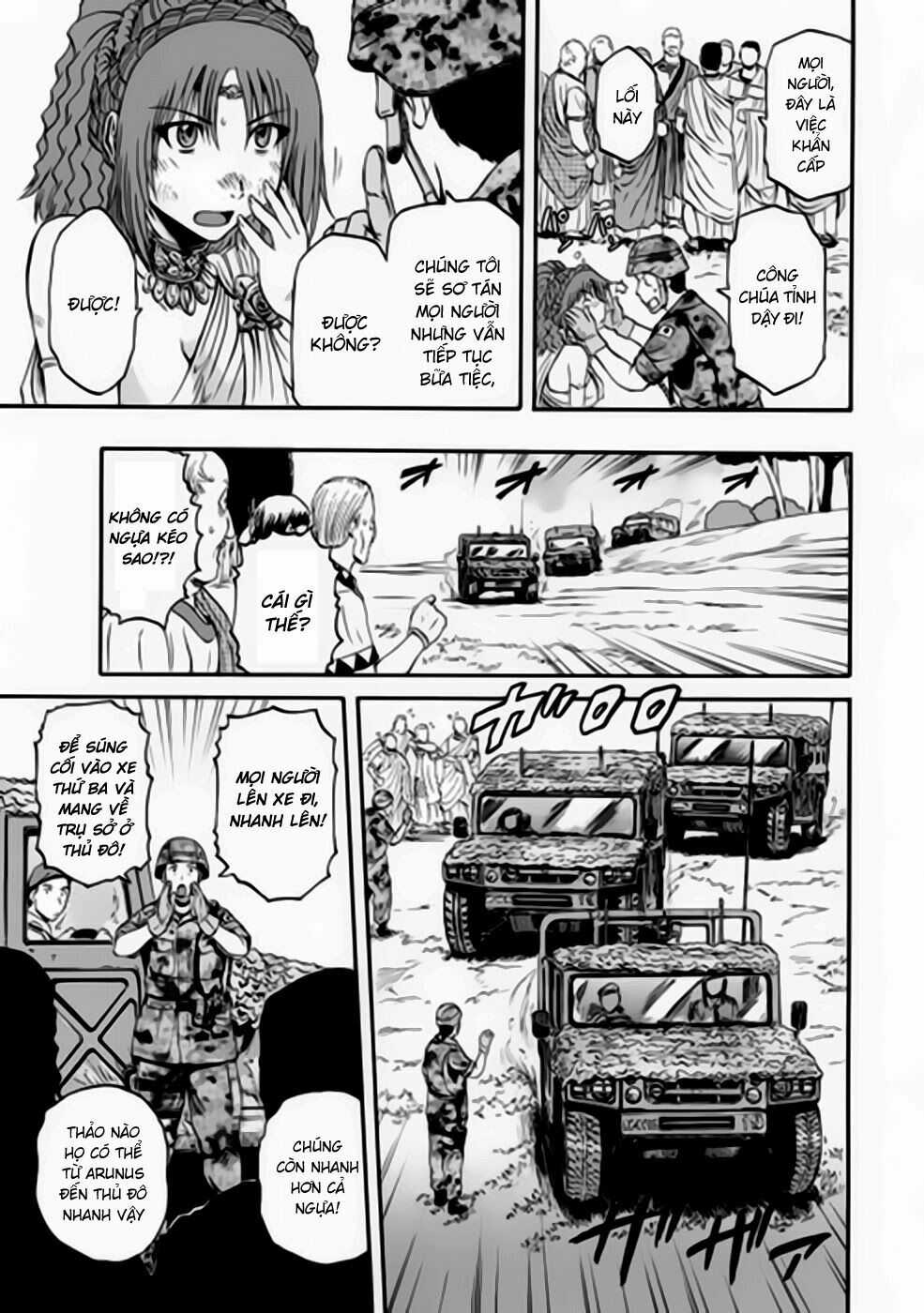 Gate - Jietai Kare No Chi Nite, Kaku Tatakeri Chapter 31 trang 12