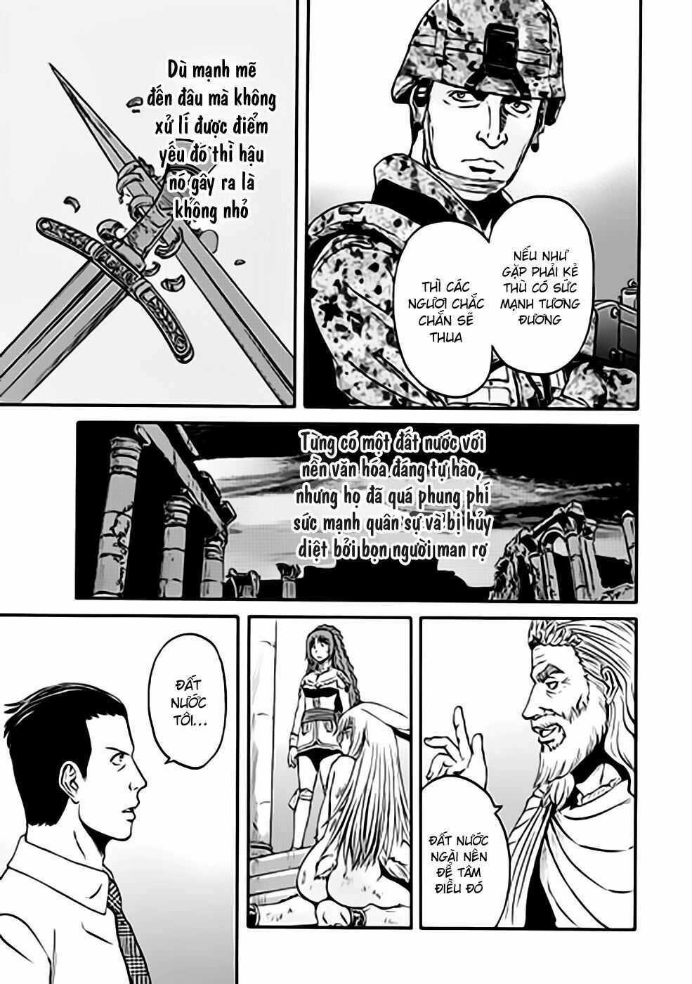 Gate - Jietai Kare No Chi Nite, Kaku Tatakeri Chapter 35 trang 16