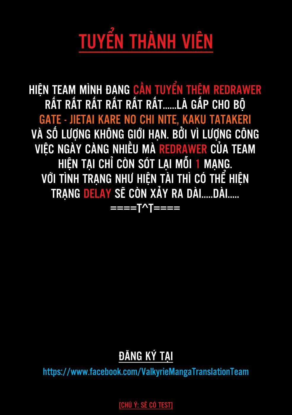 Gate - Jietai Kare No Chi Nite, Kaku Tatakeri Chapter 36 trang 26
