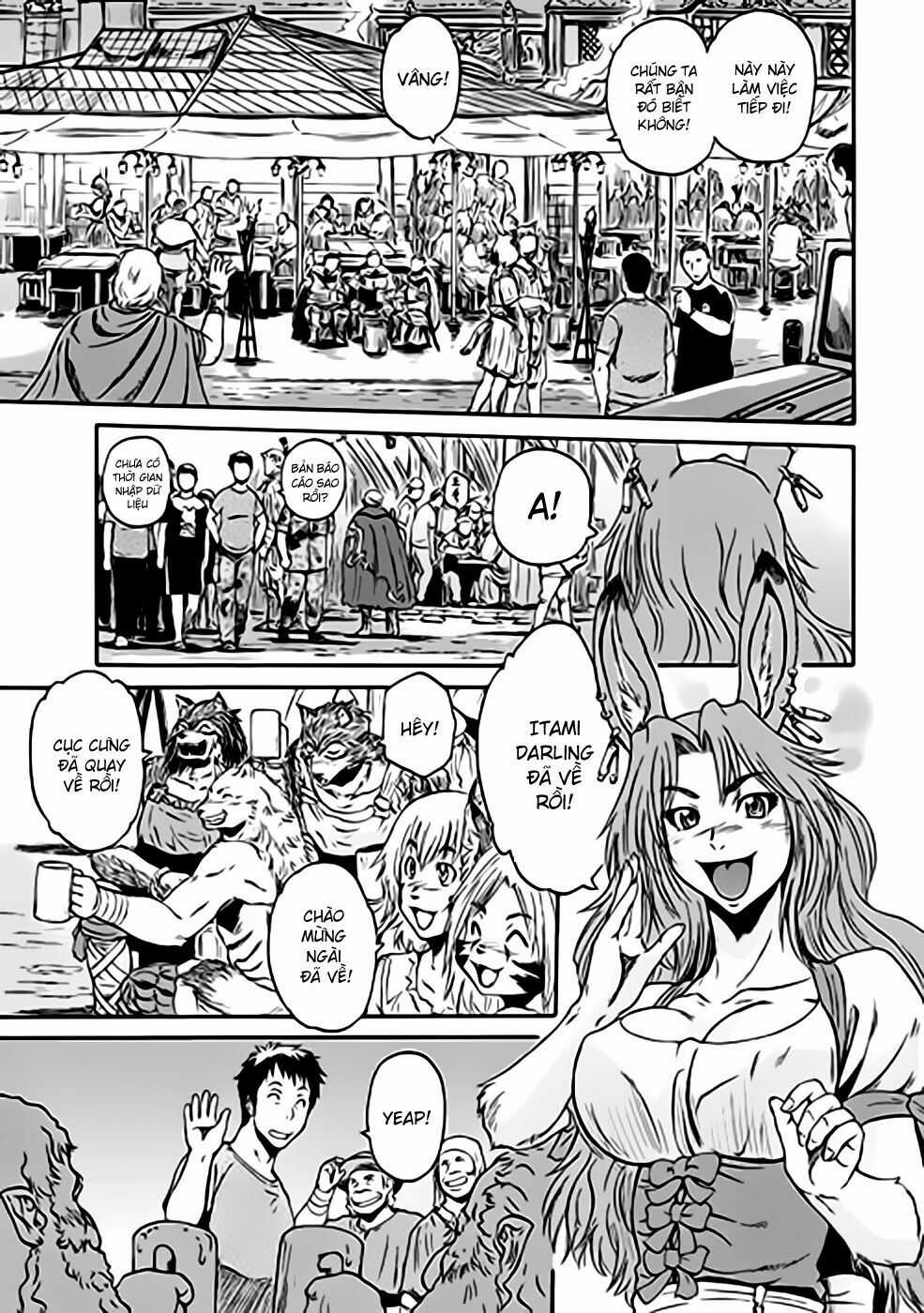 Gate - Jietai Kare No Chi Nite, Kaku Tatakeri Chapter 37 trang 17