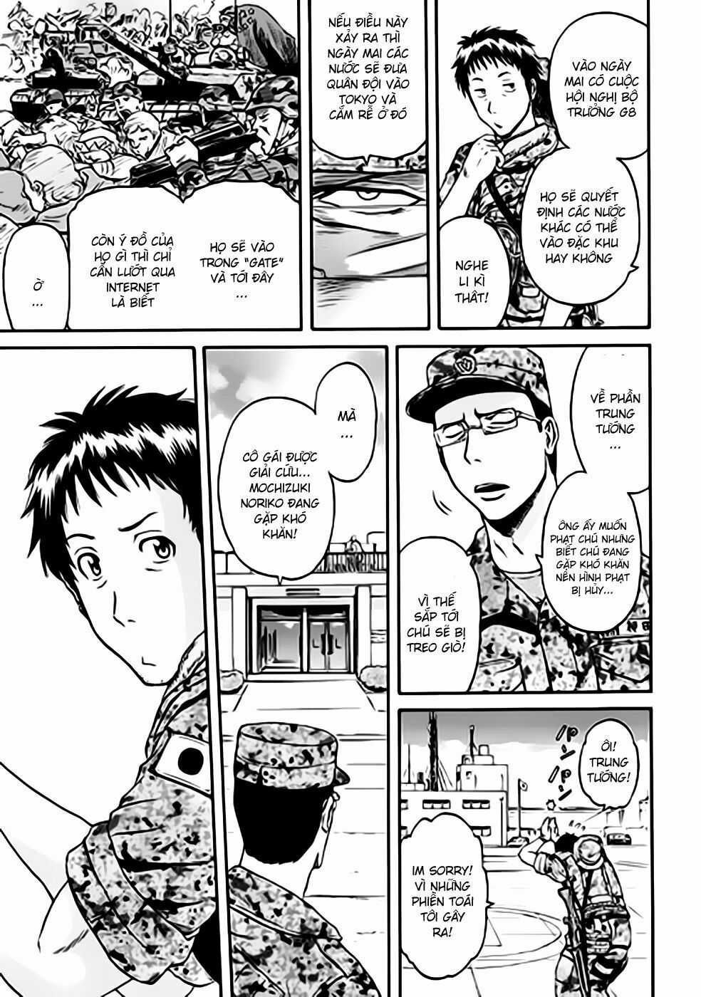 Gate - Jietai Kare No Chi Nite, Kaku Tatakeri Chapter 37 trang 7