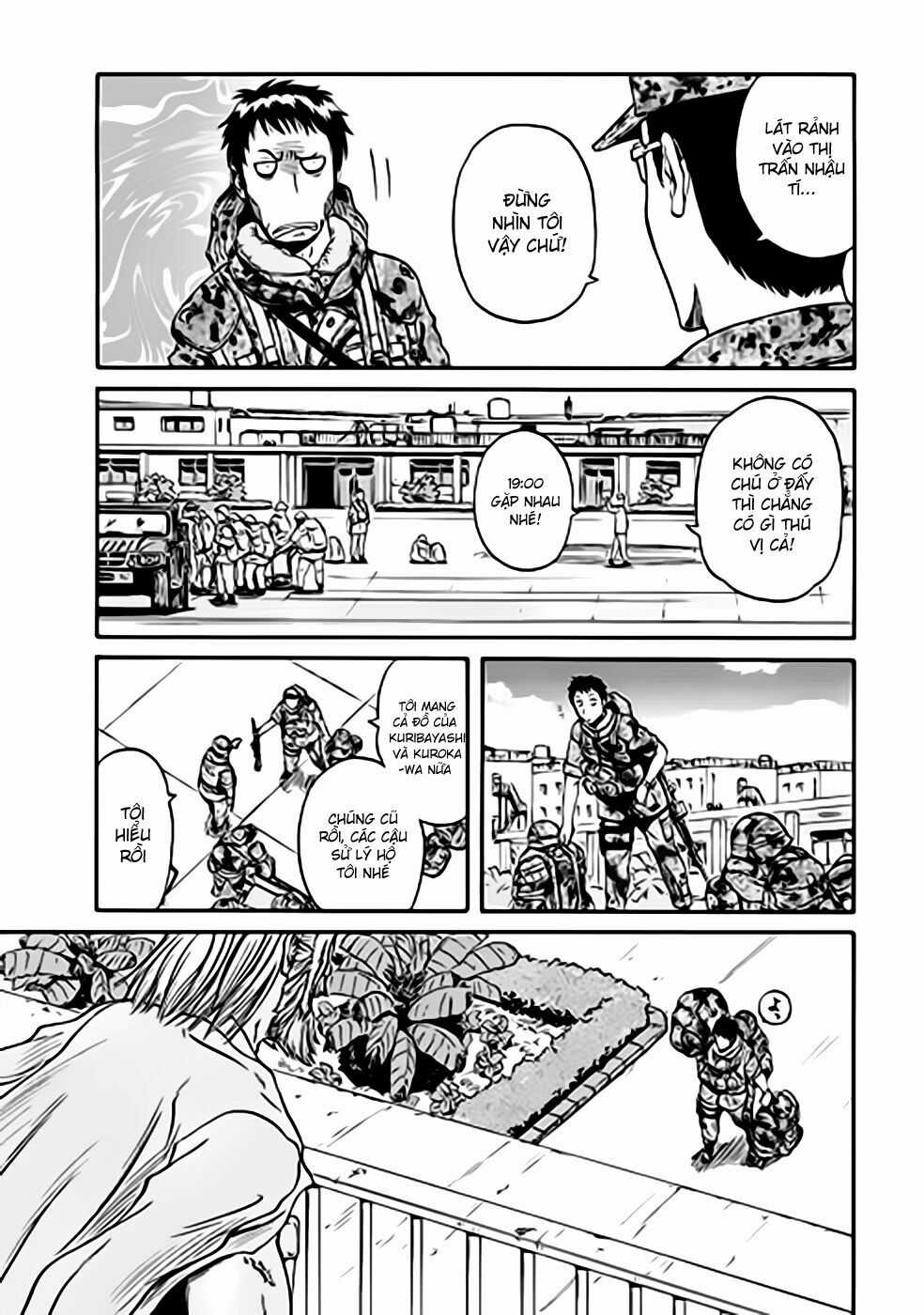 Gate - Jietai Kare No Chi Nite, Kaku Tatakeri Chapter 37 trang 9