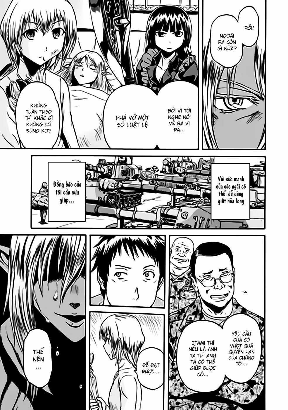 Gate - Jietai Kare No Chi Nite, Kaku Tatakeri Chapter 38 trang 22