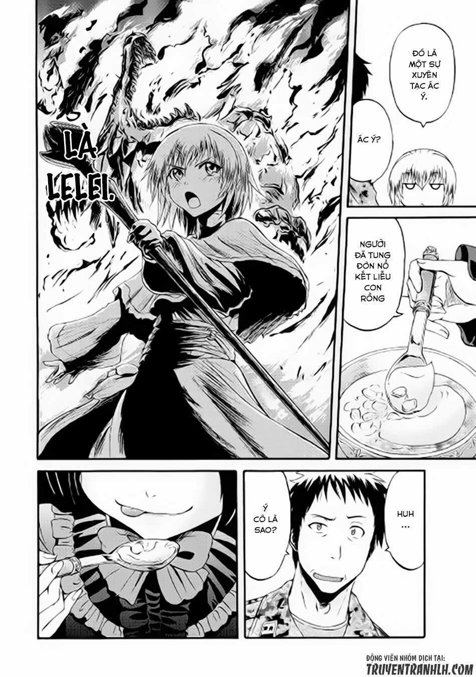 Gate - Jietai Kare No Chi Nite, Kaku Tatakeri Chapter 61.5 trang 12