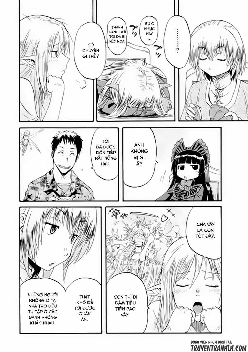 Gate - Jietai Kare No Chi Nite, Kaku Tatakeri Chapter 61.5 trang 8