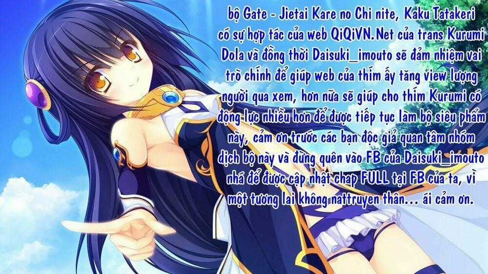 Gate - Jietai Kare No Chi Nite, Kaku Tatakeri Chapter 68 trang 0