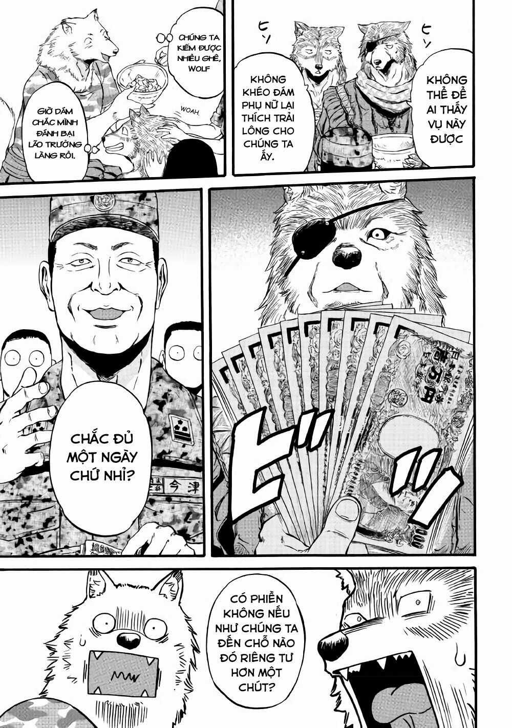 Gate - Jietai Kare No Chi Nite, Kaku Tatakeri Chapter 69.5 trang 14