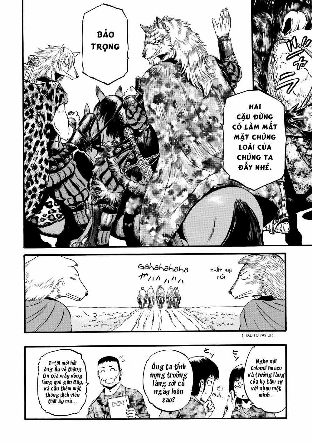 Gate - Jietai Kare No Chi Nite, Kaku Tatakeri Chapter 69.5 trang 15