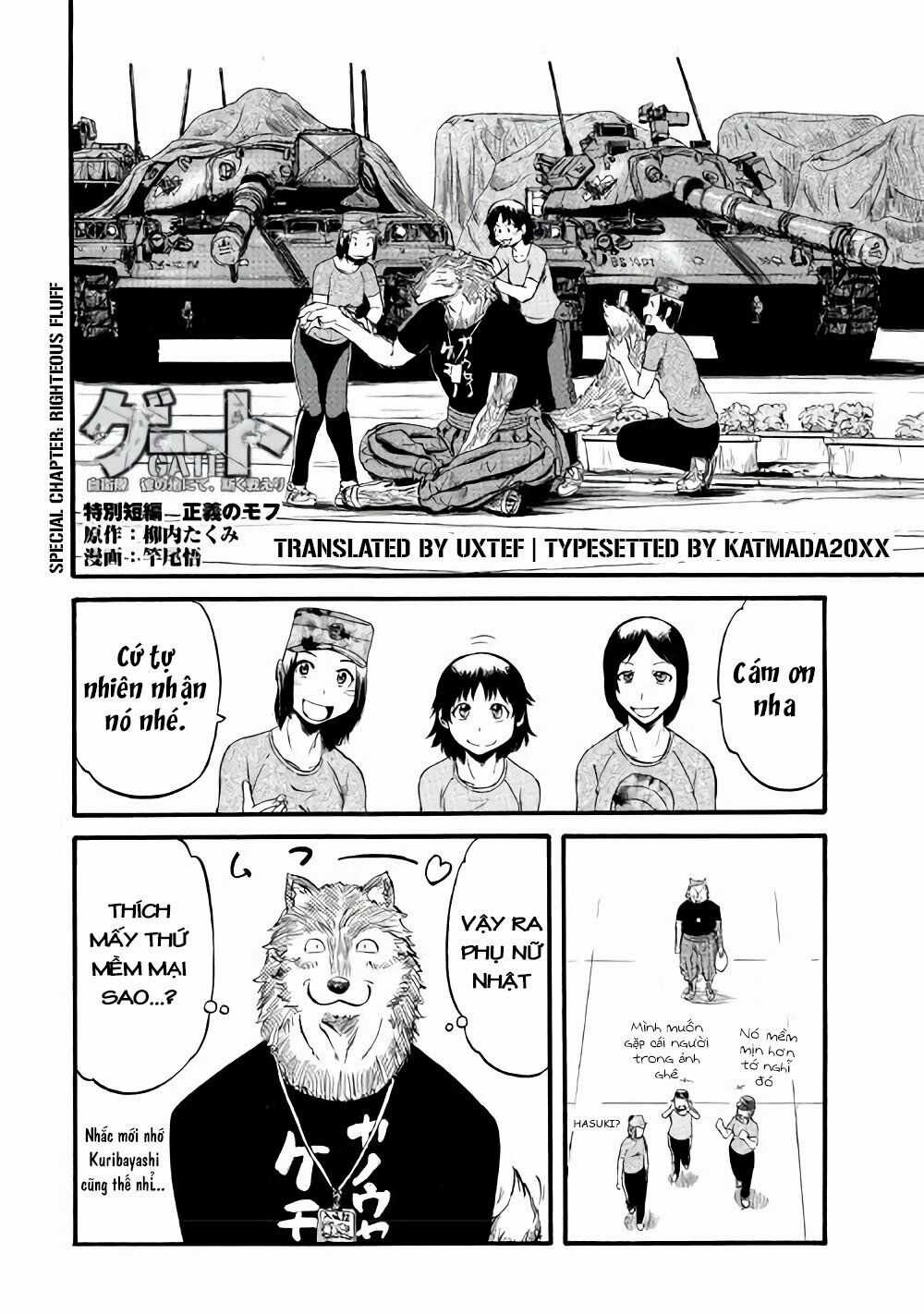 Gate - Jietai Kare No Chi Nite, Kaku Tatakeri Chapter 69.5 trang 5