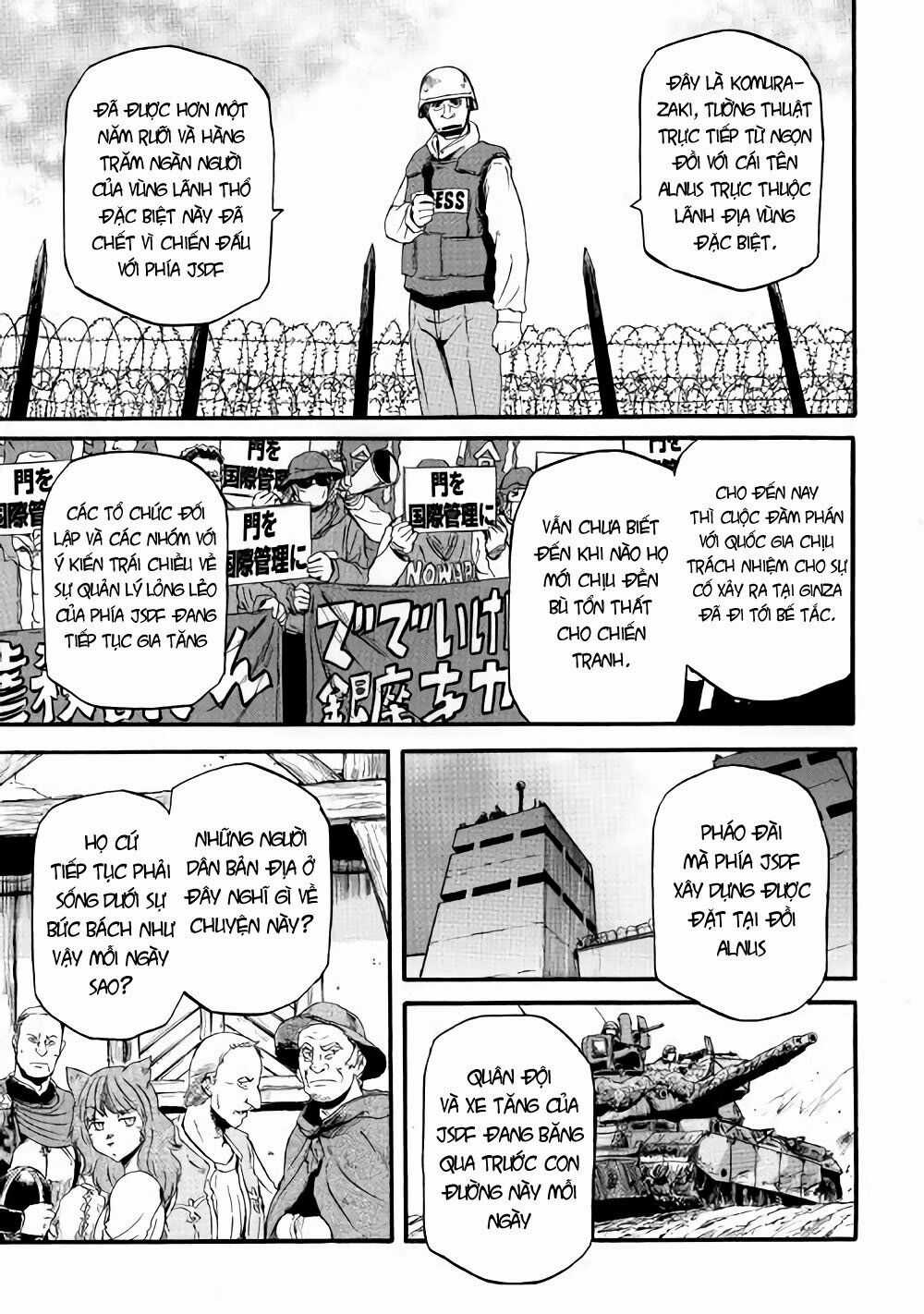 Gate - Jietai Kare No Chi Nite, Kaku Tatakeri Chapter 71 trang 6