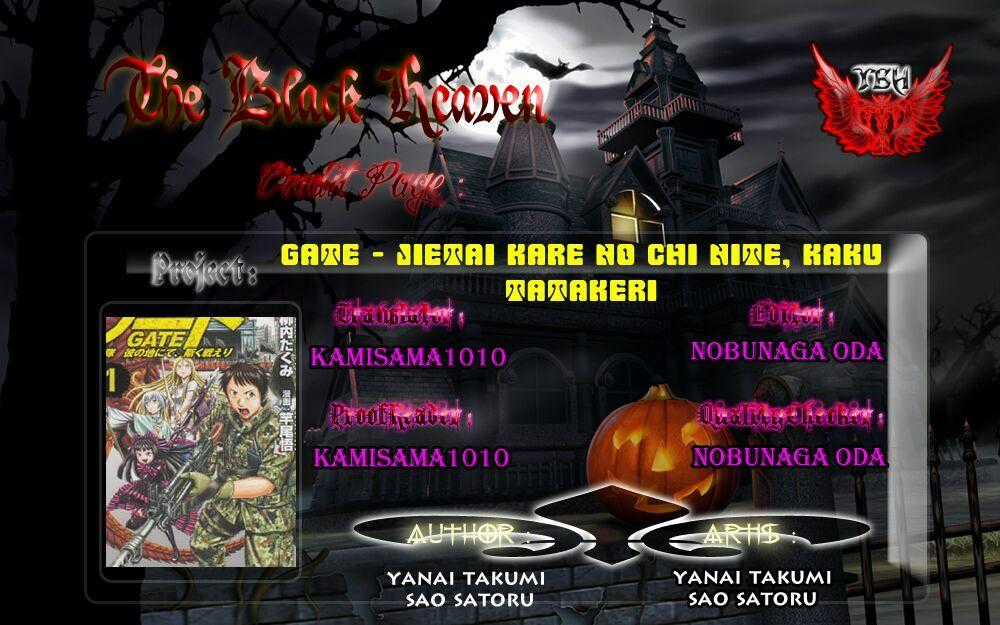 Gate - Jietai Kare No Chi Nite, Kaku Tatakeri Chapter 8 trang 25