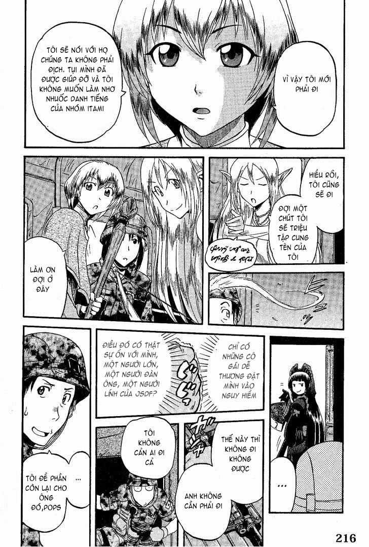 Gate - Jietai Kare No Chi Nite, Kaku Tatakeri Chapter 9 trang 23