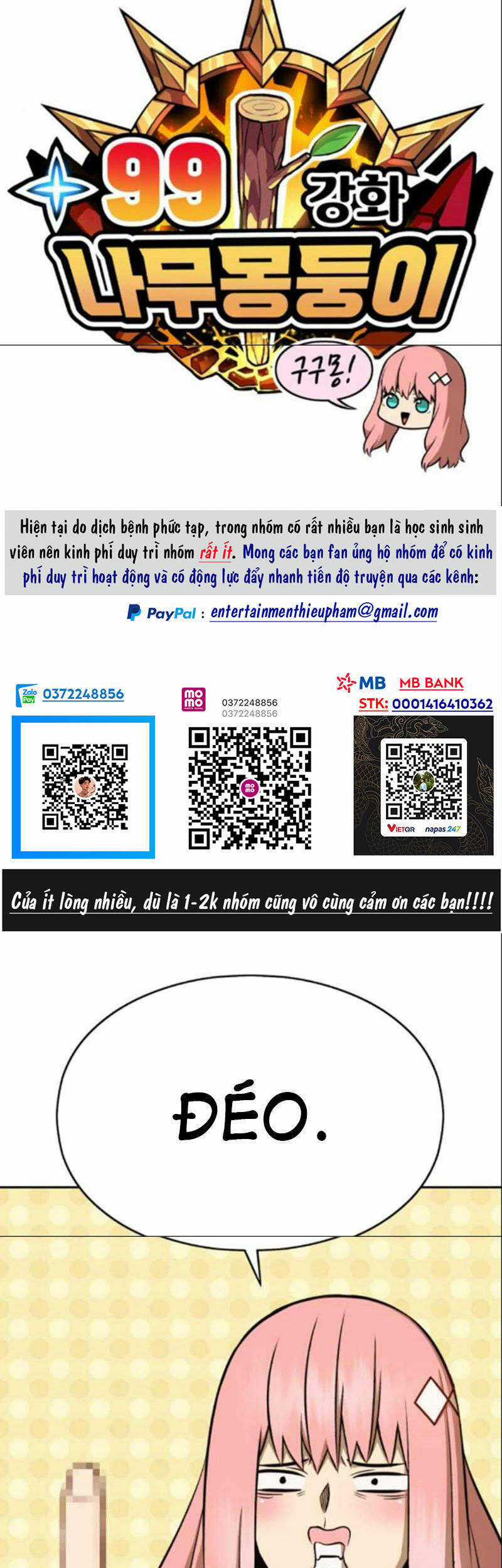 Gậy Gỗ Cấp 99+ Chapter 6.1 trang 28