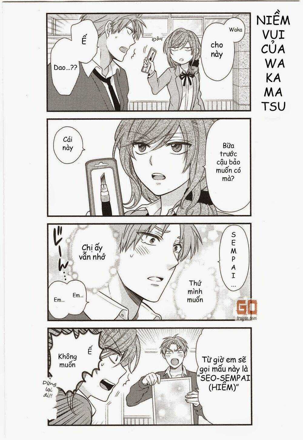 Gekkan Shoujo Nozaki-Kun Chapter 29 trang 13