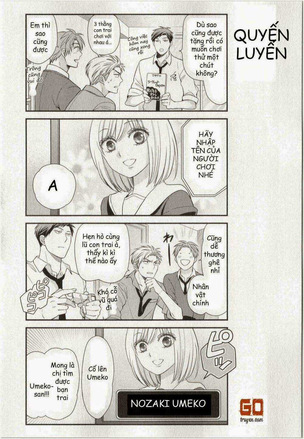 Gekkan Shoujo Nozaki-Kun Chapter 32 trang 4