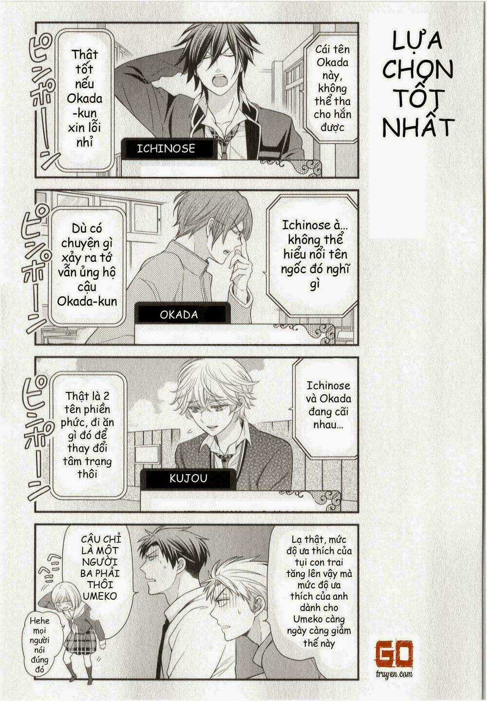 Gekkan Shoujo Nozaki-Kun Chapter 32 trang 6