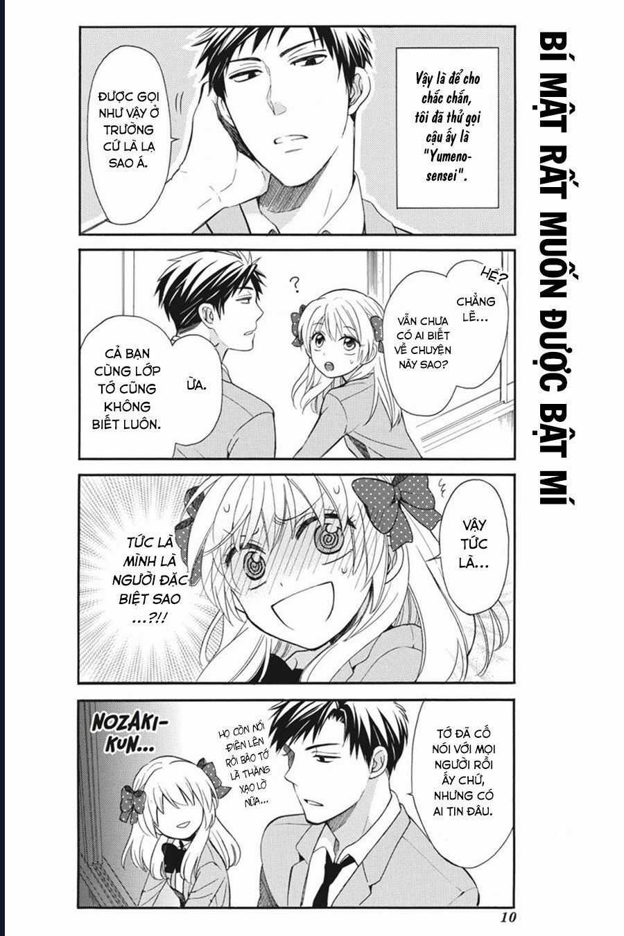 Gekkan Shoujo Nozaki-Kun Chương 1 trang 10