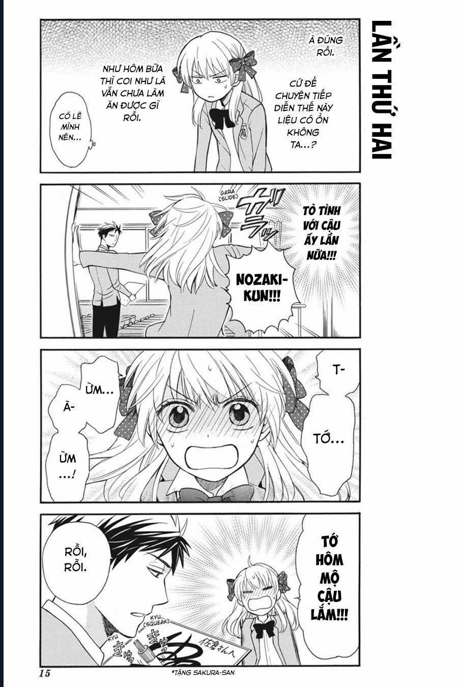 Gekkan Shoujo Nozaki-Kun Chương 1 trang 15