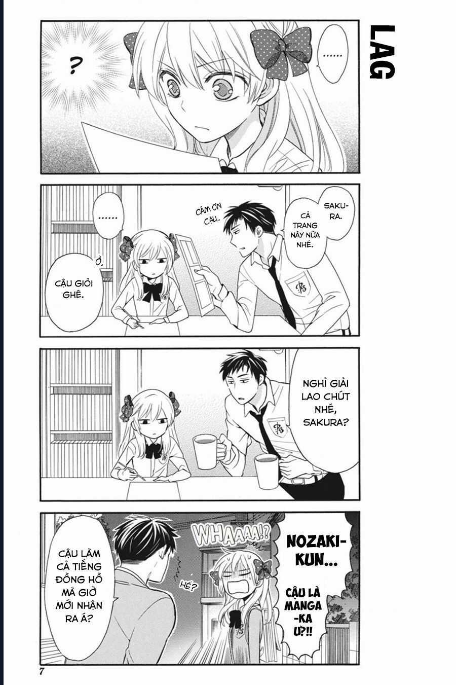 Gekkan Shoujo Nozaki-Kun Chương 1 trang 7