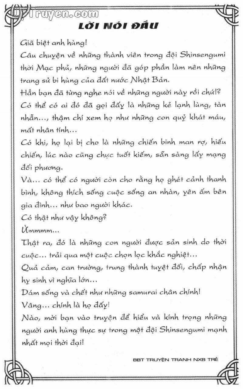 Getsu Seiki - Sayonara Shinsengumi Chapter 10 trang 4