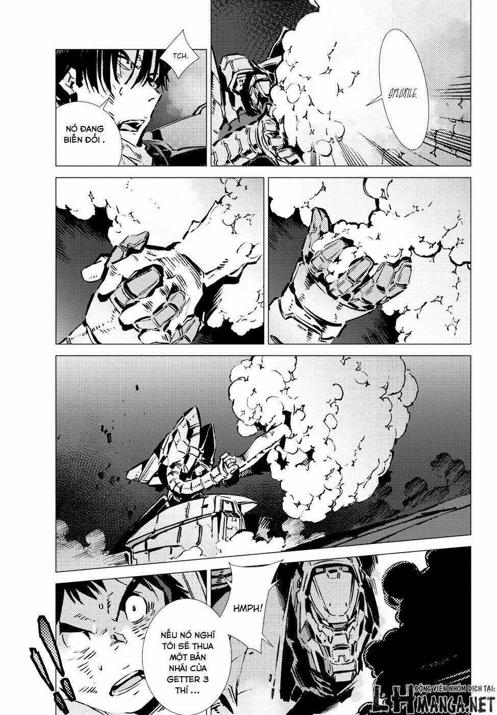 Getter Robo Devolution: Uchuu Saigo no 3-punkan Chapter 11 trang 10