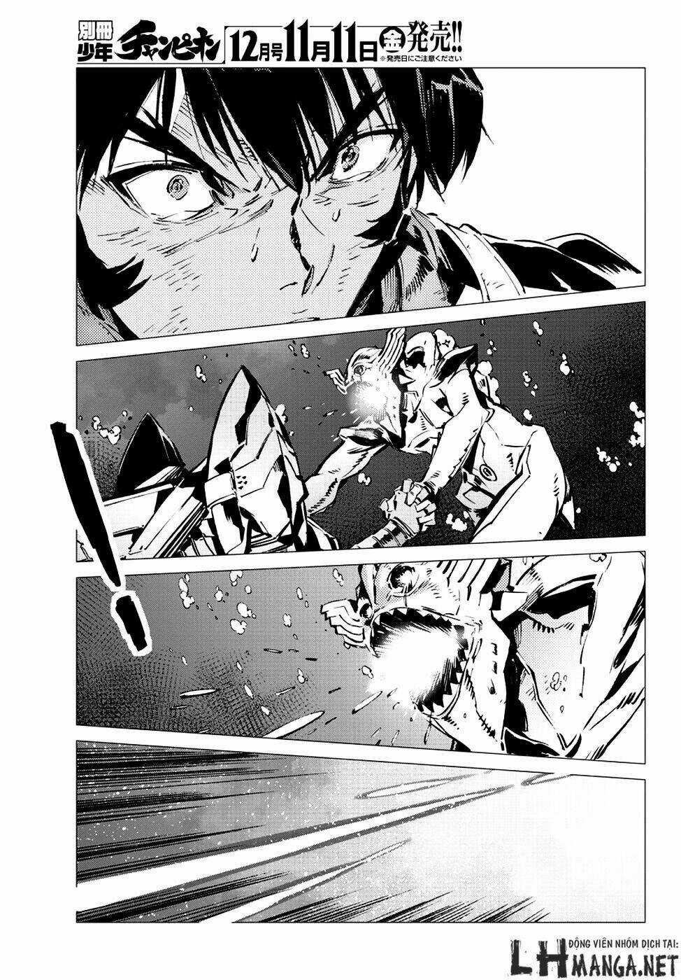Getter Robo Devolution: Uchuu Saigo no 3-punkan Chapter 11 trang 12