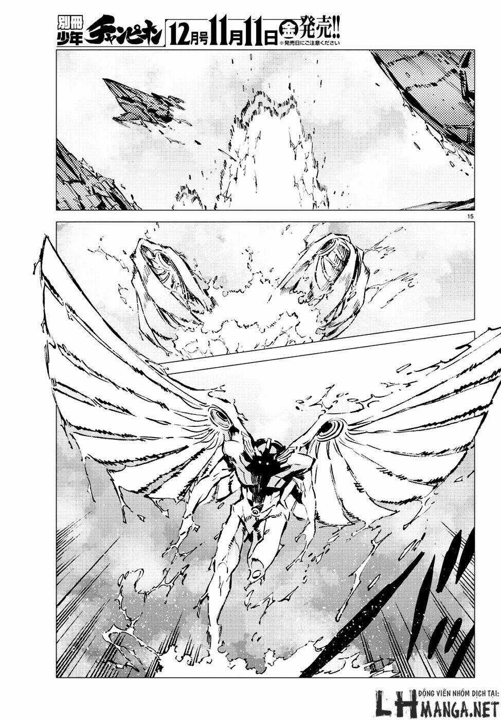 Getter Robo Devolution: Uchuu Saigo no 3-punkan Chapter 11 trang 14