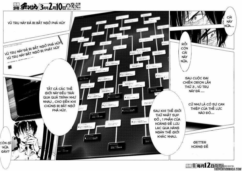 Getter Robo Devolution: Uchuu Saigo no 3-punkan Chapter 14 trang 44