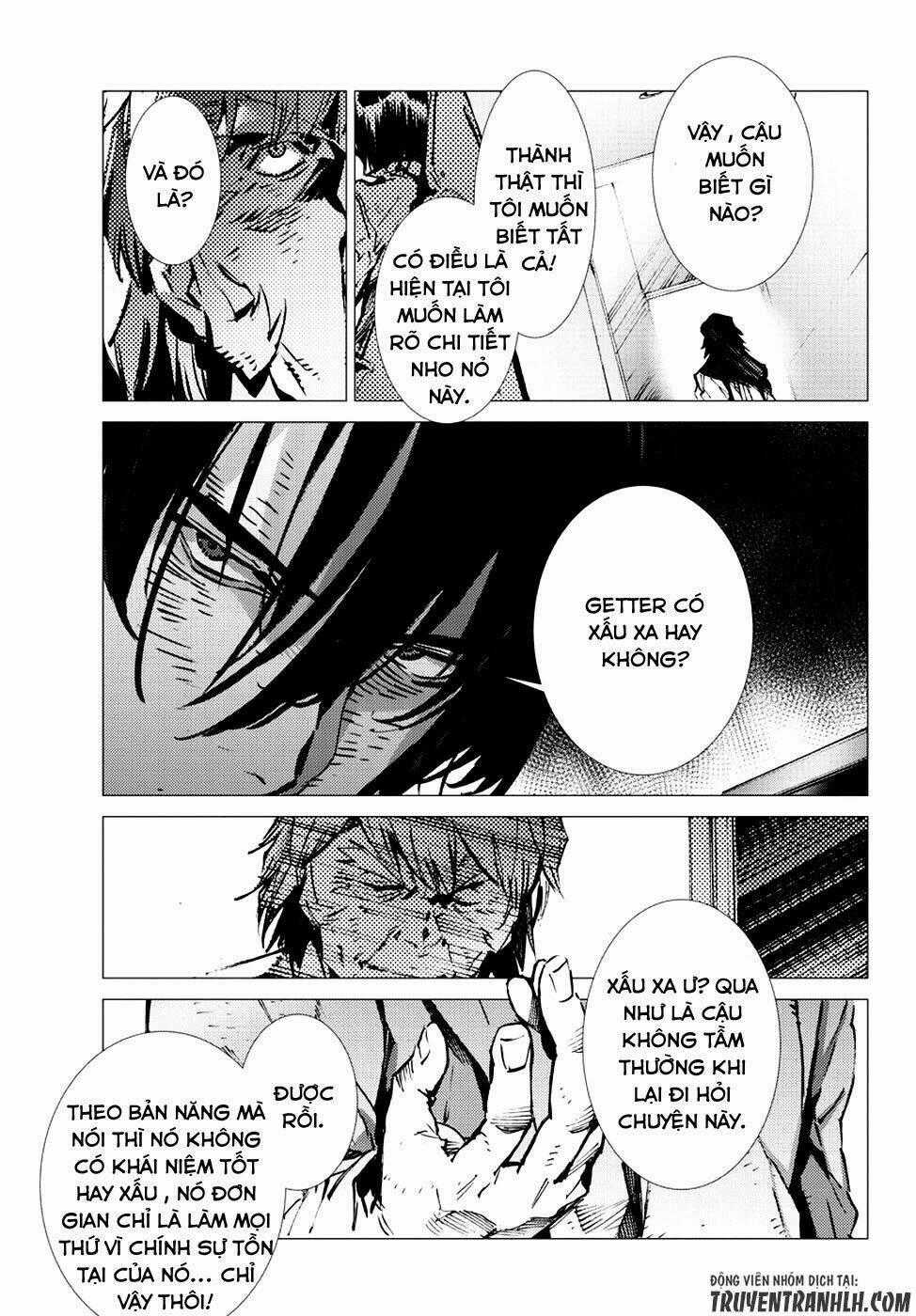 Getter Robo Devolution: Uchuu Saigo no 3-punkan Chapter 14 trang 48